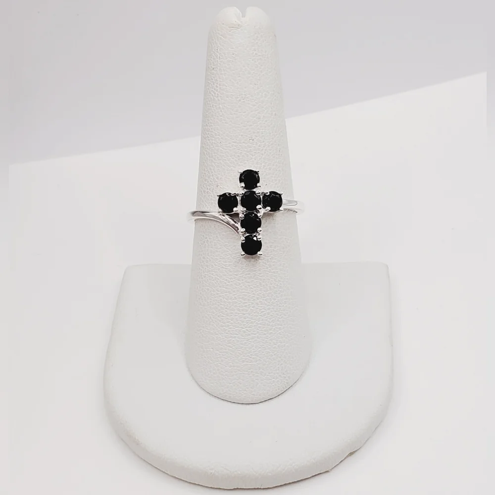 Black Cross Ring
